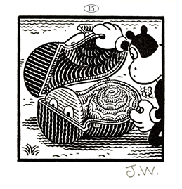 JIM WOODRING  “FRANK・Poochytown” Letterpress Print