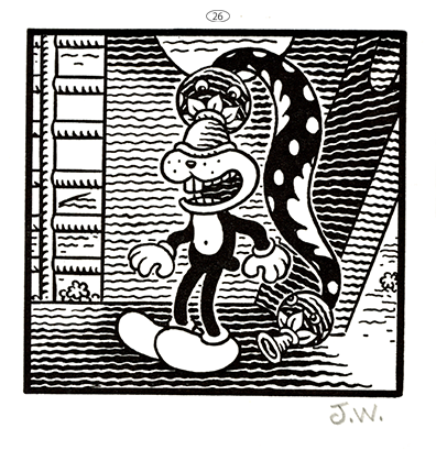 JIM WOODRING  “FRANK・Poochytown” Letterpress Print