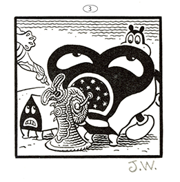 JIM WOODRING  “FRANK・Poochytown” Letterpress Print