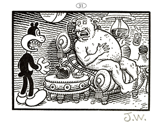 JIM WOODRING  “FRANK・Poochytown” Letterpress Print