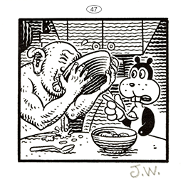 JIM WOODRING  “FRANK・Poochytown” Letterpress Print