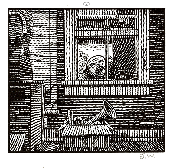 JIM WOODRING  “FRANK・Poochytown” Letterpress Print