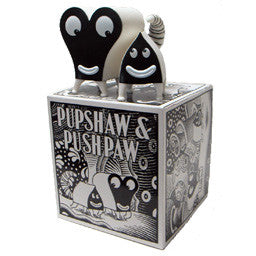 JIM WOODRING “B&W Pupshaw & Pushpaw doll”